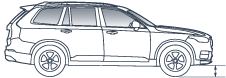 Дорожный просвет Volvo ХС90
