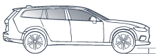 Дорожный просвет Volvo EX90